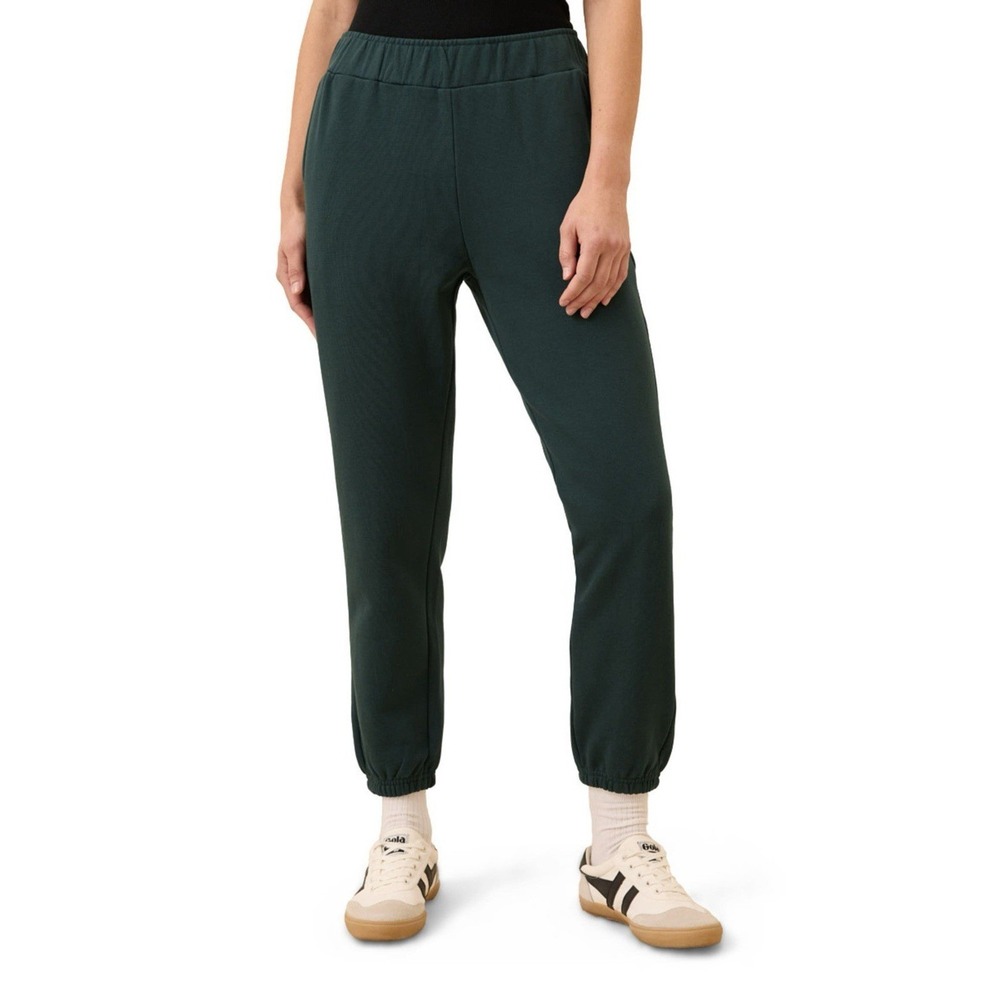 NWOT Pact Organic Brushed Fleece Sweatpants in Spruce Women's Sz S Joggers $75